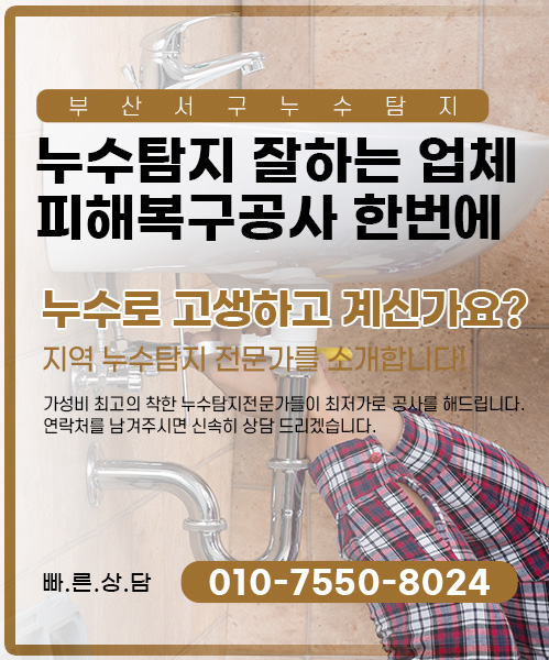 누수탐지 잘하는 업체 피해복구공사 한번에 모바일 비주얼 0